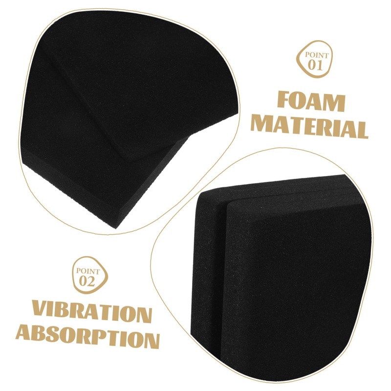 Levemolo 2pcs Acoustic Speaker Foams Soundproof Pad for Car Vibration