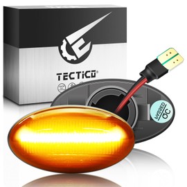 TECTICO Side Indicator Side Marker Light Indicator Canbus Compatible with R50 2002-2006 Hatchback, R52 2004-2008, R53 2002-2006 Hatchback, Pack of 2
