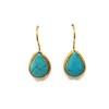 MYSTIC JEWELS by Dalia - Long Drop Earrings with Natural