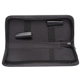 Salon Hair Scissor Bag, Hairdressing Scissors Pouch Tool Holster Bag Comb Scissors Storage Holder Case for Stylist Barber PU Leather Zipper kit Box