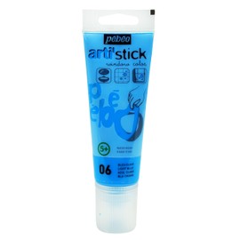 PEBEO Arti-Stick Repositionable Window Paint, 75 ml, Light Blue