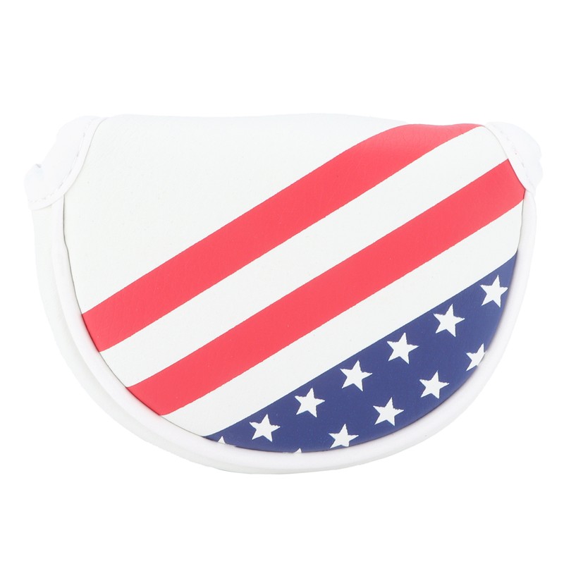 Waterproof PU Golf Mallet Headcover Center Putter Cover Protector with