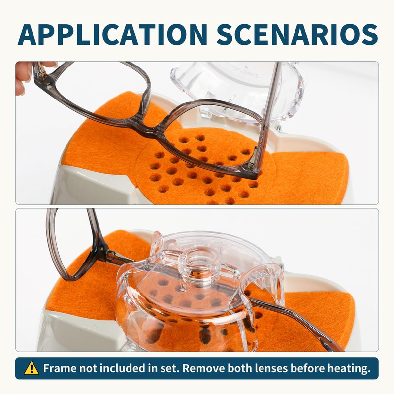 UCanSee One-Touch Eyeglasses Frame Heater with Windproof Cover - Ceramic