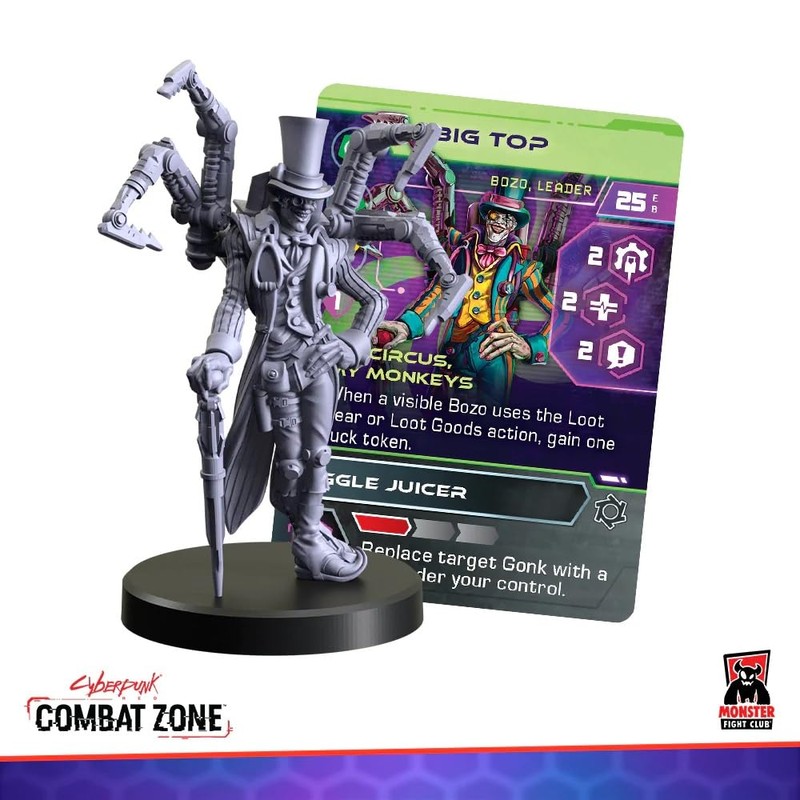 Monster Fight Club Cyberpunk: Combat Zone - Bozos Starter Gang