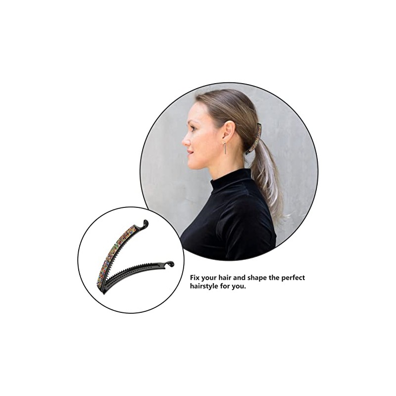 Beaupretty - Pinza para el pelo, diseño de plátano con