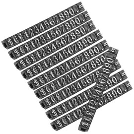 jojofuny 10 Sets Adjustable Jewelry Price Tags Display Cube Base for Retail Counter Pricing Labels