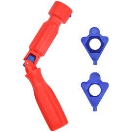 Wisebom Universal Toilet Seat Installation Key, Toilet Seat Repair Key, Toilet Seat Key, Plastic Toilet Mounting Key, 20 cm Toilet Lid Key, Red Toilet Lid Key