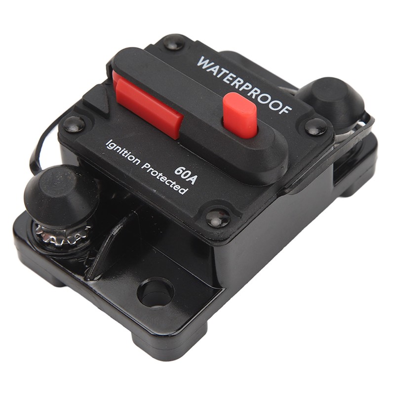 Car Audio Circuit Breaker 12V Waterproof Manual Reset with Fuse