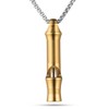 TISUR Titanium Emergency Whistle,EDC Safety Whistles Necklace Loud up to