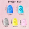 Rubber Finger Tips Guard, 30 Pieces in 10 Colors
