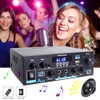 Amplifier Bluetooth 5.0 HiFi Stereo Amplifier Mini AMP Receiver 12V/5A