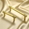 KNOBWELL 6 Pack Knurled Vintage Antique Champagne Bronze Solid 3