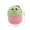 Kisangel Mini Cartoon Strawberry Shaped Desktop Trash Bin Small Portable