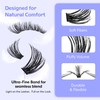 Lash Clusters Kit Individual Lash Extensions with Bond and Seal