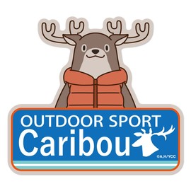 Groove Garage Yurucamp SEASON2 Caribou Kun Magnet Sticker Magnet Sticker Approx. W 7.4 x H 6.6 inches (188 x 169 mm), Made of Yupotak Magnet Sheet