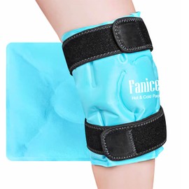 Ice Bag Knee Bolsa Hielo Knee Easy to Use Ice Bag Ice Pocket Reusable Knee Brace Knee Brace for Men or Women (Blue)