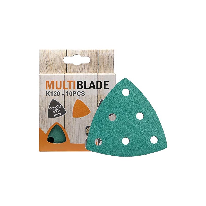 Multiblade Professional Velcro Sanding Triangles 93 x 93 x 93