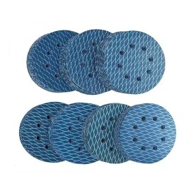 50Pcs Diamond Shape 5" Sanding Discs Hook Loop Sander Orbitial Sandpaper 60 - 600 Gritmaterial: Aluminum Oxide, grit: 120, size: 125mm