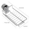 EBTOOLS Stainless Steel Sink Storage Holder, Sink Organizer with Hooks,