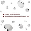 RHINOCATS 45 pcs Refrigerator Magnets，Fridge Magnets，Round Ferrite Magnets, Multi-Use for