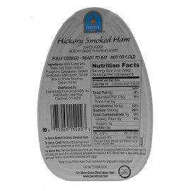 Bristol 4 Pack Bristol Hickory Smoked Cooked Canned Ham, High Protein, 16oz Aluminum Can