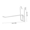Operitacx 10pcs Iron Grid Wall Hooks Multi Use Hanging Display