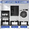 GCCSJ 12" Height Washer and Dryer Pedestal, Heavy-Duty Universal Stainless