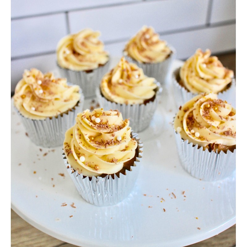 Green Direct Cupcake Liners - Standard Size Silver Cupcake Wrappers