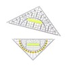 Set Square with Handle, Small and Large Drawing Triangle Made