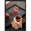 Handcrafted Color-Changing Resin Snake Tea Pet – A Symbol of
