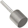PFERD Cylindrical Carbide Bur, Uncoated (Bright) Finish, Diamond Cut, Plain
