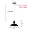 CLAXY Ecopower Industrial Metal Barn Pendant Light 3 Pack Hanging