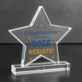 Red Ocean GCSE Congratulations Plaque Passed Exams Gifts Results Day Well Done Gifts For Him Her Exam Results Present For Daughter Son Granddaughter Grandson