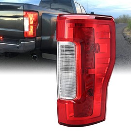 BeamTrack Tail Light Assembly Compatible with 2017 2018 2019 Ford F-250 F-350 Super Duty Right Passenger Side Taillights Rear Brake Signals with Bulbs, Replace HC3Z13404F