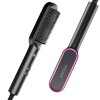 Cepillo Alaciador Electrico Sance Peine Alisador Profesional Rosa 2