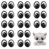 PH PandaHall 20 Pairs of White Black Eye Patches, Cute
