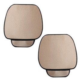 ALI2 2 Piece Car Seat Cushion Universal Car Seat Cover Car Seat Cover Seat Protector Comfortable Cool Beige