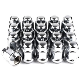 Gaemi M14x2 Lug Nuts,20 PCS Chrome Closed End Bulge Acorn Wheel Lug Nut for Aftermarket Wheels,3/4 Inch Hex