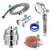 Original StoneStream EcoPower High Pressure Handhled Shower Head + Shower