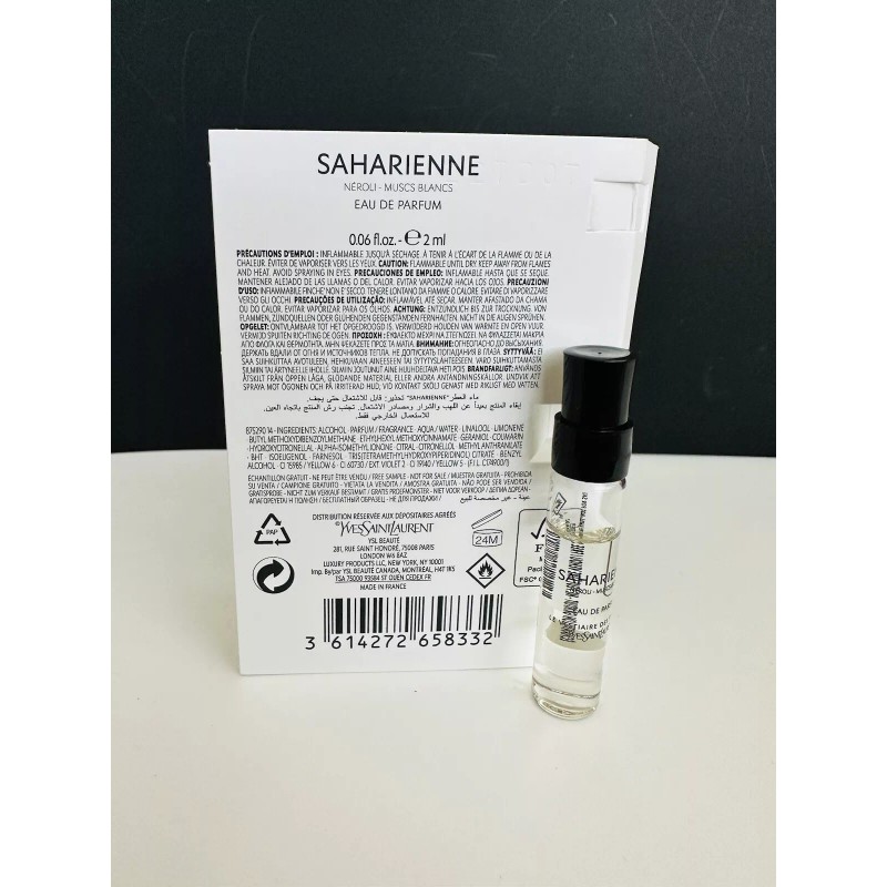 Yves Saint Laurent YSL LE VESTIAIRE DES PARFUMS Sample Size