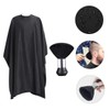 Baluue 1set Barber Supplies Kit Hairdressing Cape Brush Neck Duster