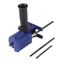 Portable Reciprocating Saw Adapter Set, Change Electric Drill Into Reciprocating Saw, Electric Drill Modified Attachment, Hand Tools with 3Pcs Saw Blades for Woodworking, Power Tool Accessories