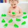 18 pcs Rubber Alligator Bath Toy Mini Plastic Crocodile Float