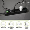 Tecnoware Power Strip - Electrical Power Strip with 5 Schuko/Italy
