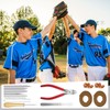Fabbay 16 Pcs Baseball Glove Lace Kit Glove Relacing Kit