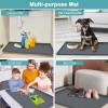 Mecheer Under Sink Mats for Kitchen Waterproof, Silicone Under Kitchen