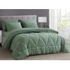 Chezmoi Collection Jasper Sage Green Oversized King Bed in a