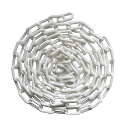Mitsugiron SF-65W Plastic Chain 0.2 inch (6 mm), 9.8 ft (3 m), White