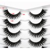 Pooplunch False Eyelashes Fluffy Cat Eye Look Natural Volume Wispy