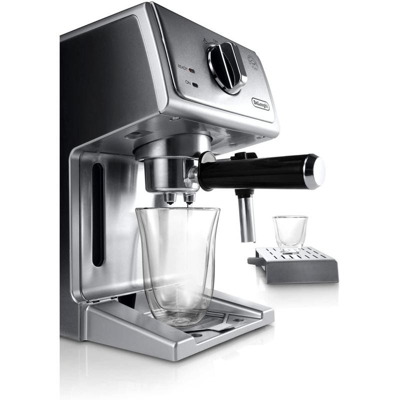 Bar Pump Espresso and Cappuccino Machine, 15", Stainless Steel